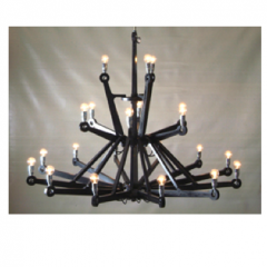 Plywood Chandelier by Piet Hein Eek